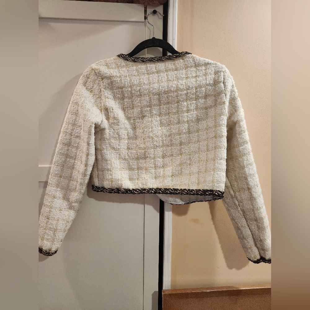 Tweed Button Jacket - Picture 6 of 7